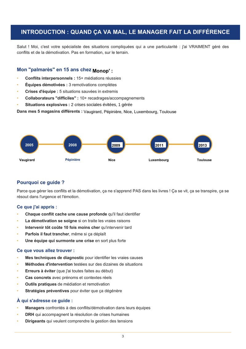 Gérer les Conflits et la Démotivation en Entreprise - page 3