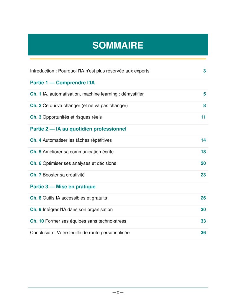 L'IA pour Tous — Comprendre et Utiliser l'Intelligence Artificielle - page 2