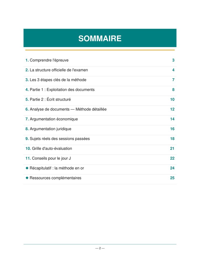 Méthodologie Bac Pro Économie-Droit 2026 - page 2